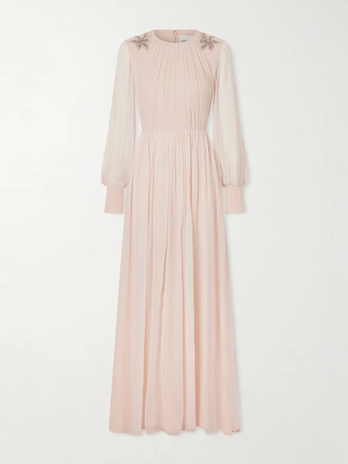 - Crystal-embellished Crêpon Gown -