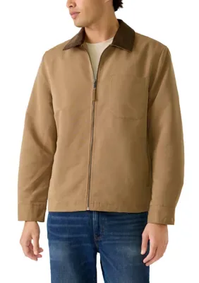 Nylon Zip Utility Jacket