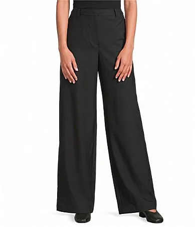 Seasonless Wool High Waisted Wide Trouser Pants