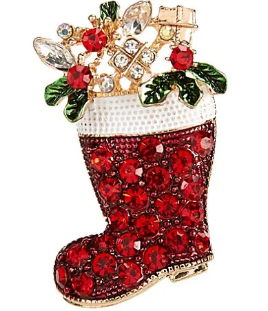 Merry & Bright Holiday Stocking Pin by Merry & Bright