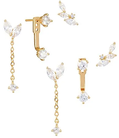 Anna & Ava Waterproof Stone Stud Earring Set by Anna & Ava