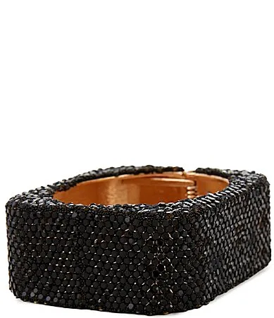 Gemma Layne Stone Jelly Hinged Statement Cuff Bracelet by Gemma Layne