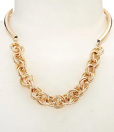 Chain Collar Statement Necklace by Southern Living