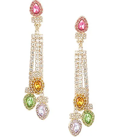 Holiday Tassel Light Drop Earrings