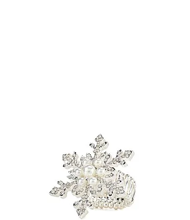 Holiday Snowflake Stretch Ring by Merry & Bright
