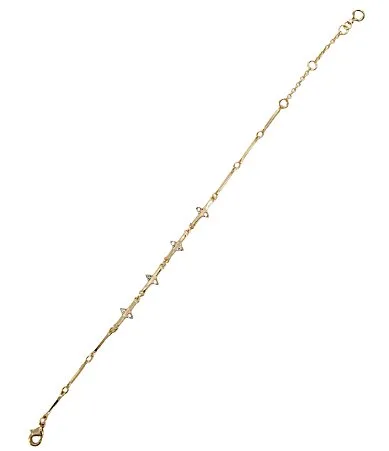 Waterproof Stone and Stick Chain Bracelet by Anna & Ava