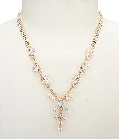 Southern Living x Borrowed & Blue Stone Cluster Y Necklace by Southern Living