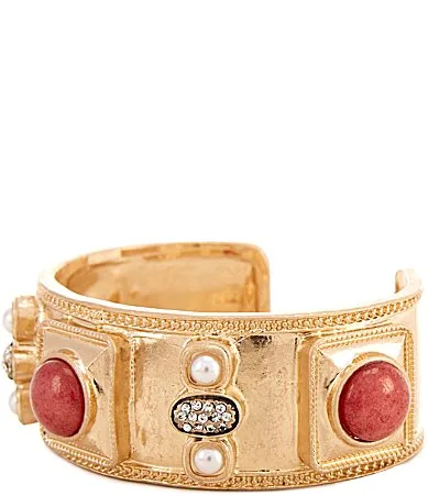 Stone Embellished Cuff Bracelet by Southern Living