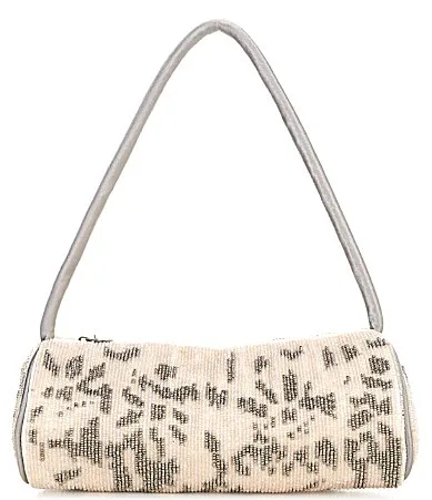 Bailey Beaded Barrell Shoulder Bag