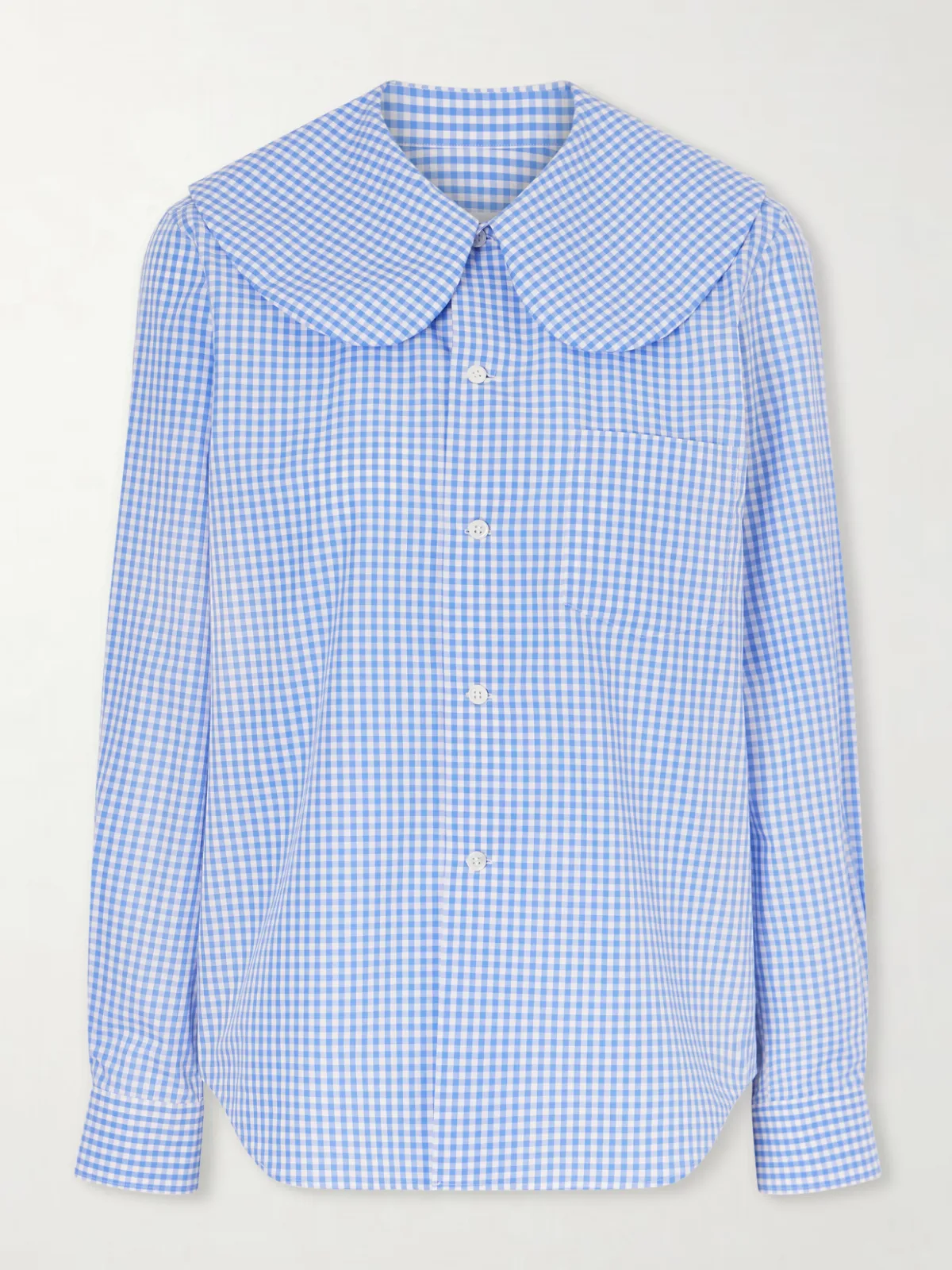 - Gingham Cotton-poplin Shirt - by Comme des Garçons GIRL