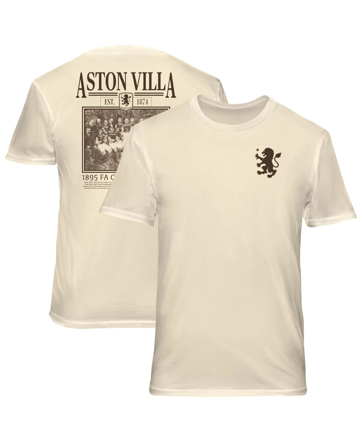 Aston Villa Vintage Soft Wash T-Shirt