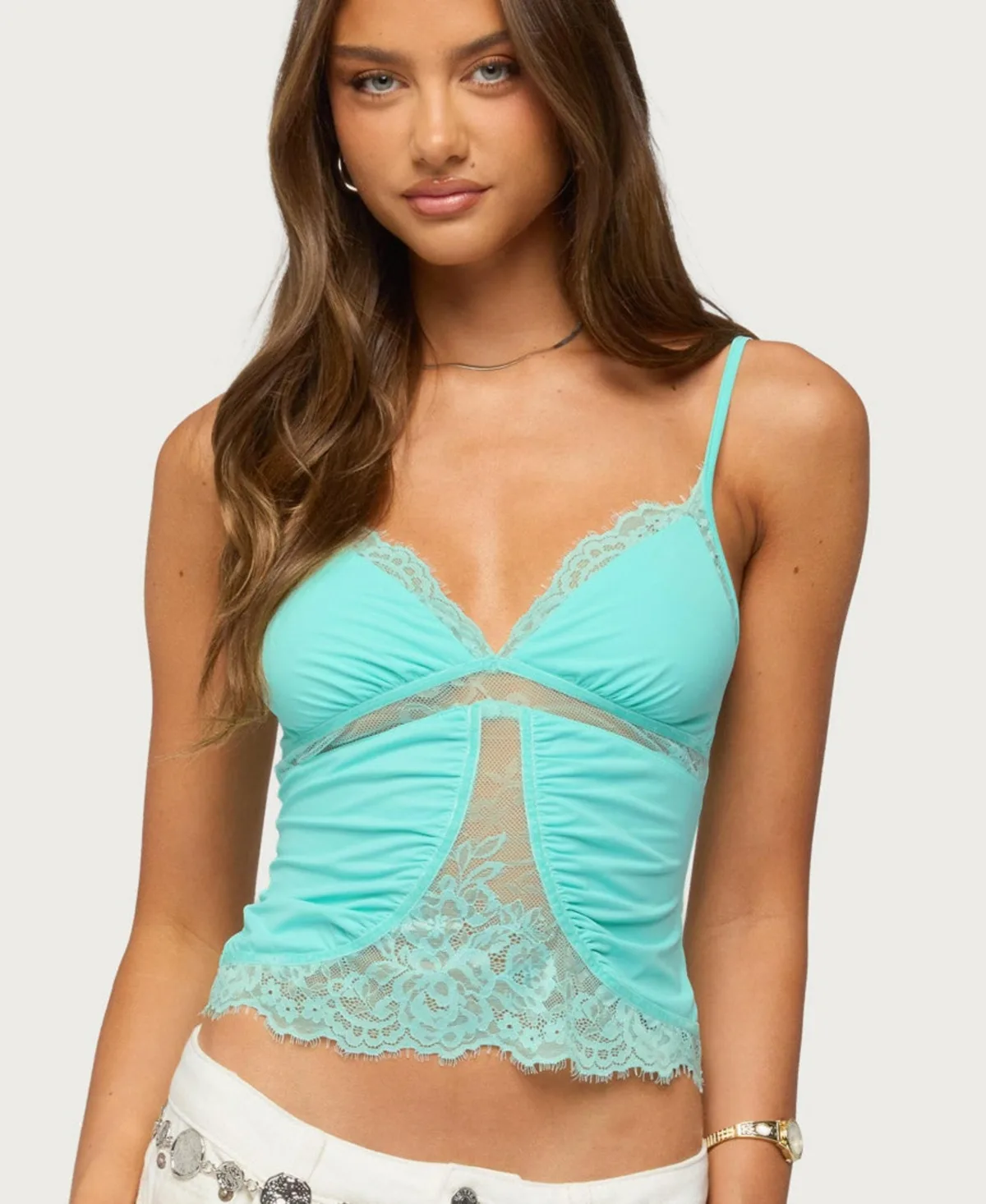 Yanny Lacey Tank Top
