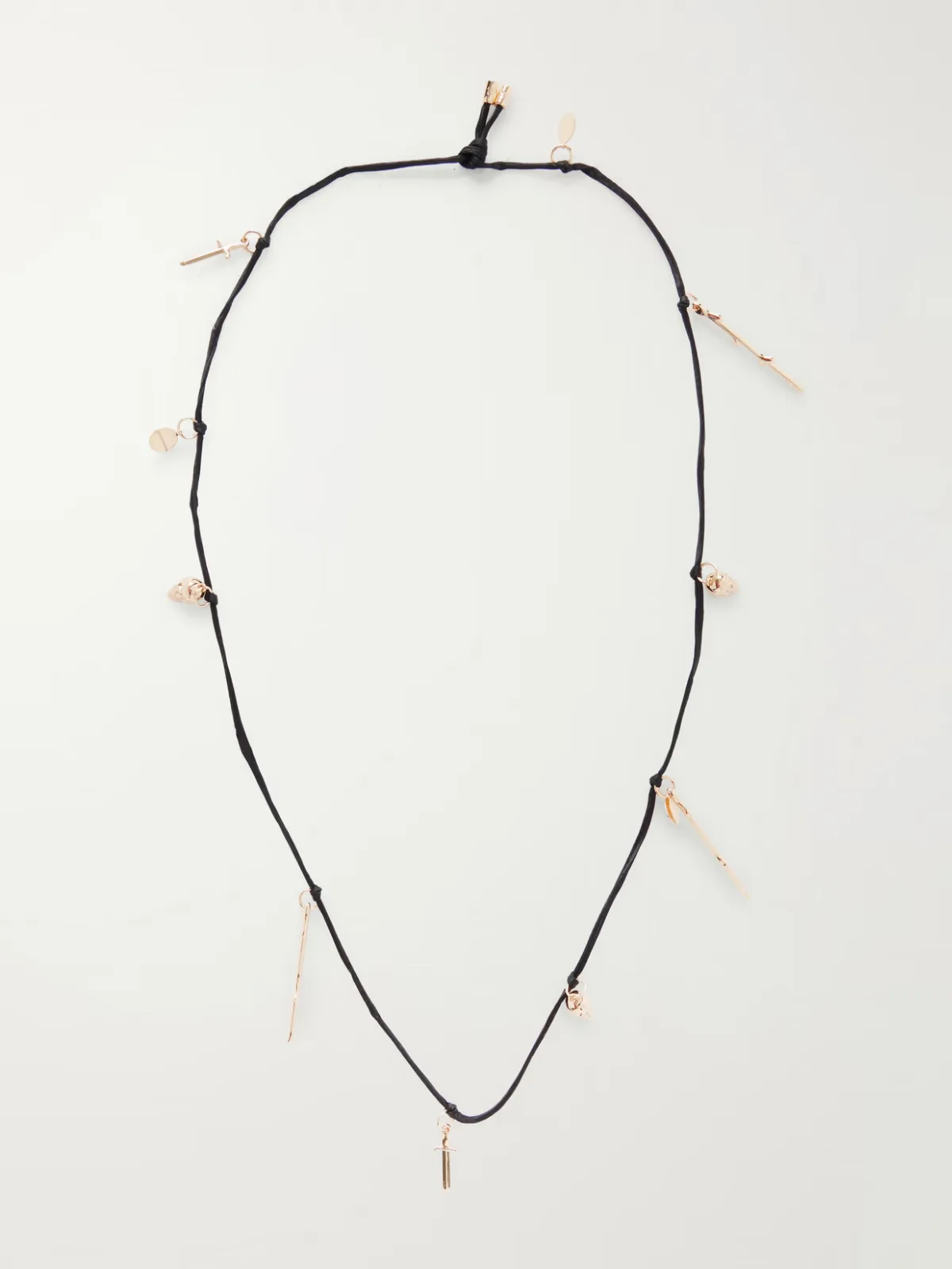 - Gold-tone Cord Necklace -