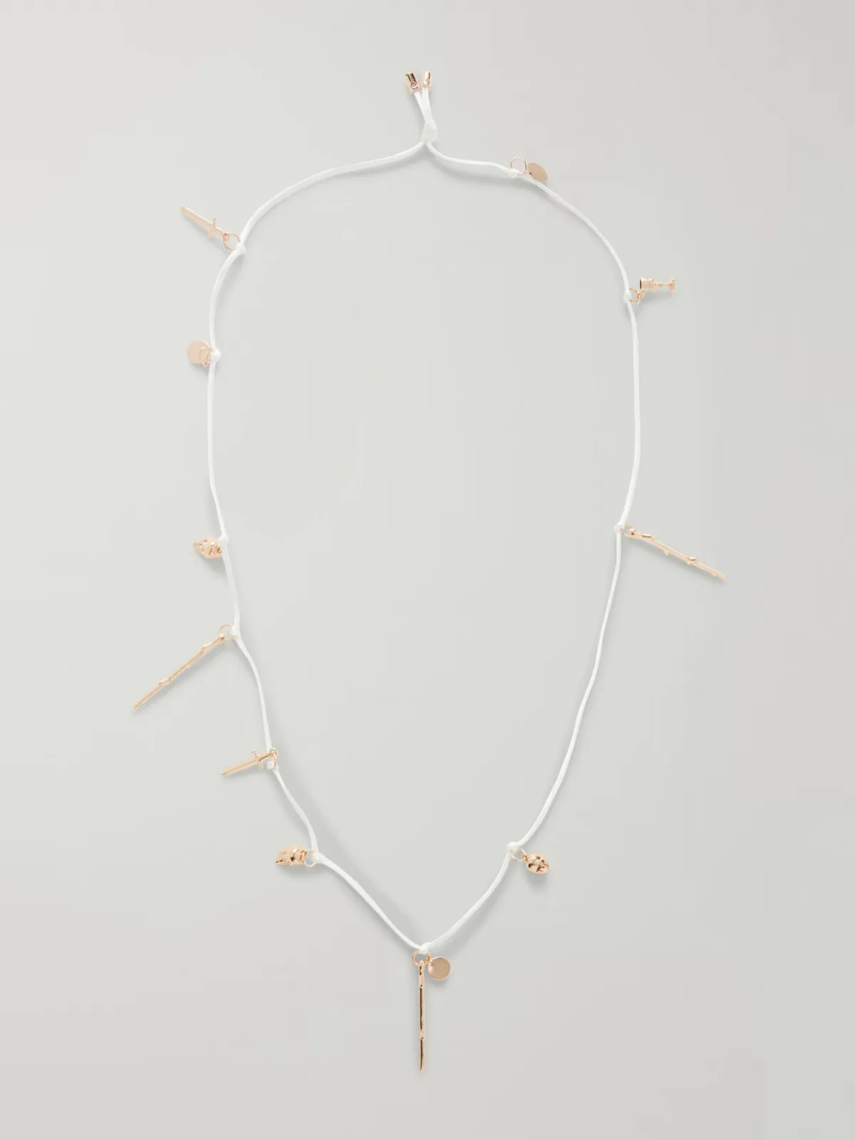 - Gold-tone Cord Necklace -