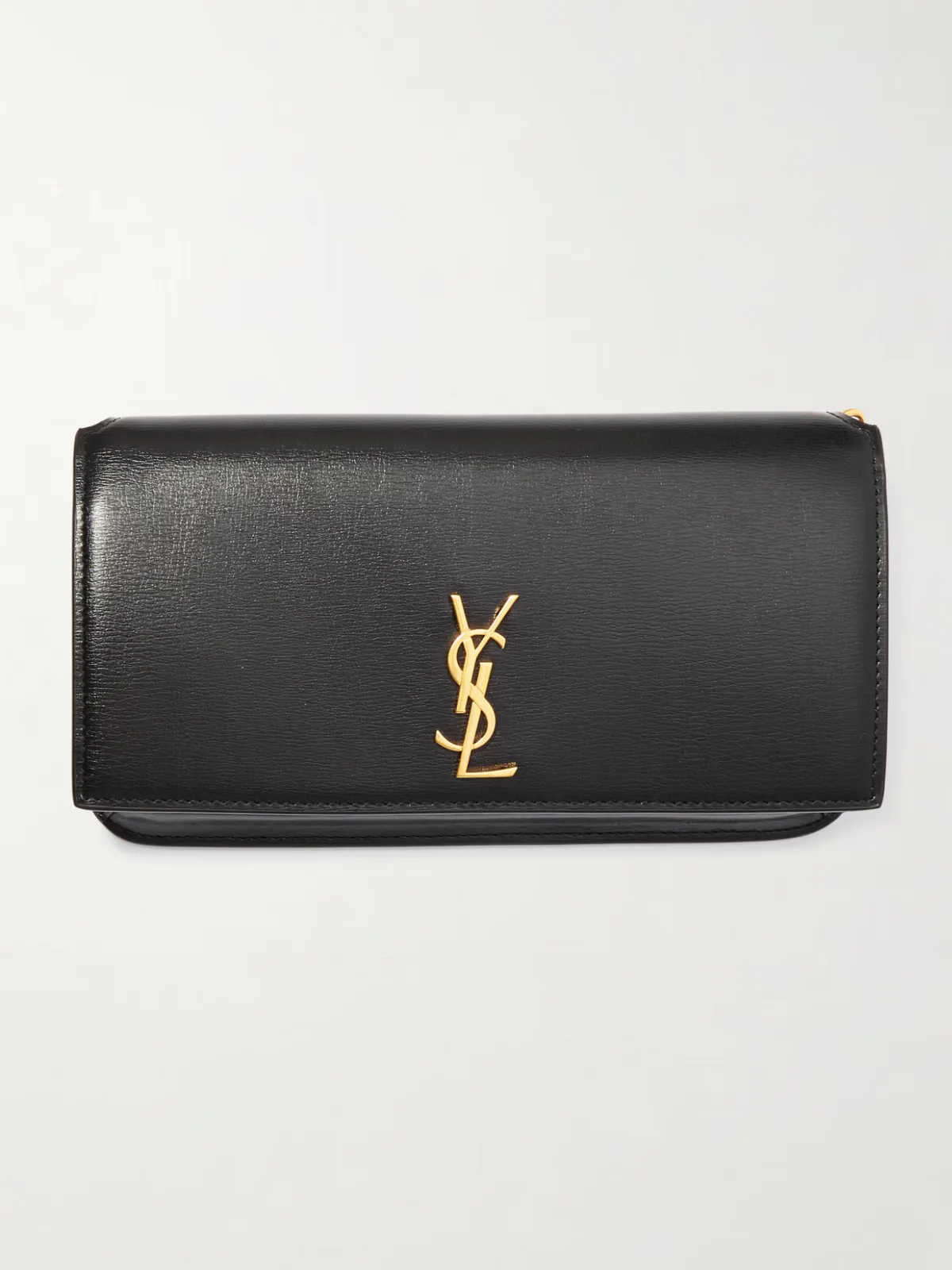 - Cassandre Strap Leather Phone Case - by SAINT LAURENT