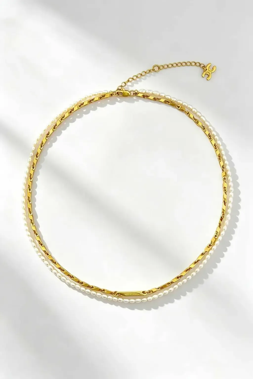 Madison Gold Layered Pearl Necklace by Classicharms