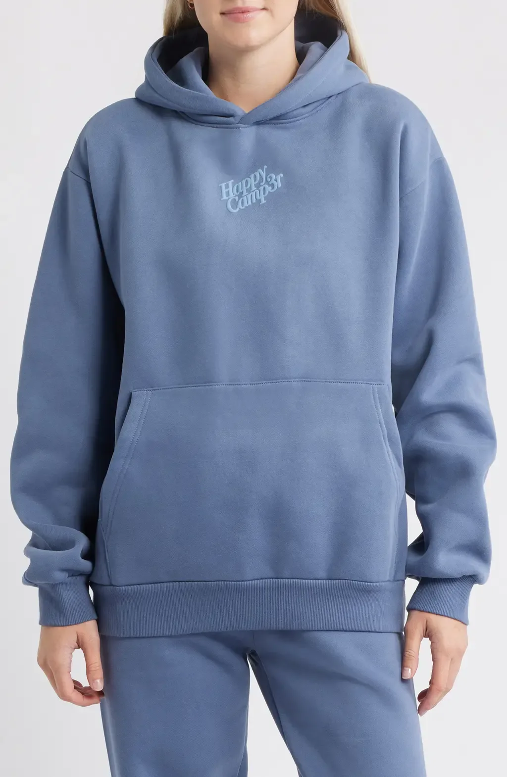Puff Series Core Logo Cotton Blend Hoodie