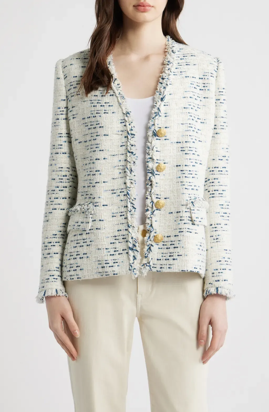 Sapphire Tweed Jacket
