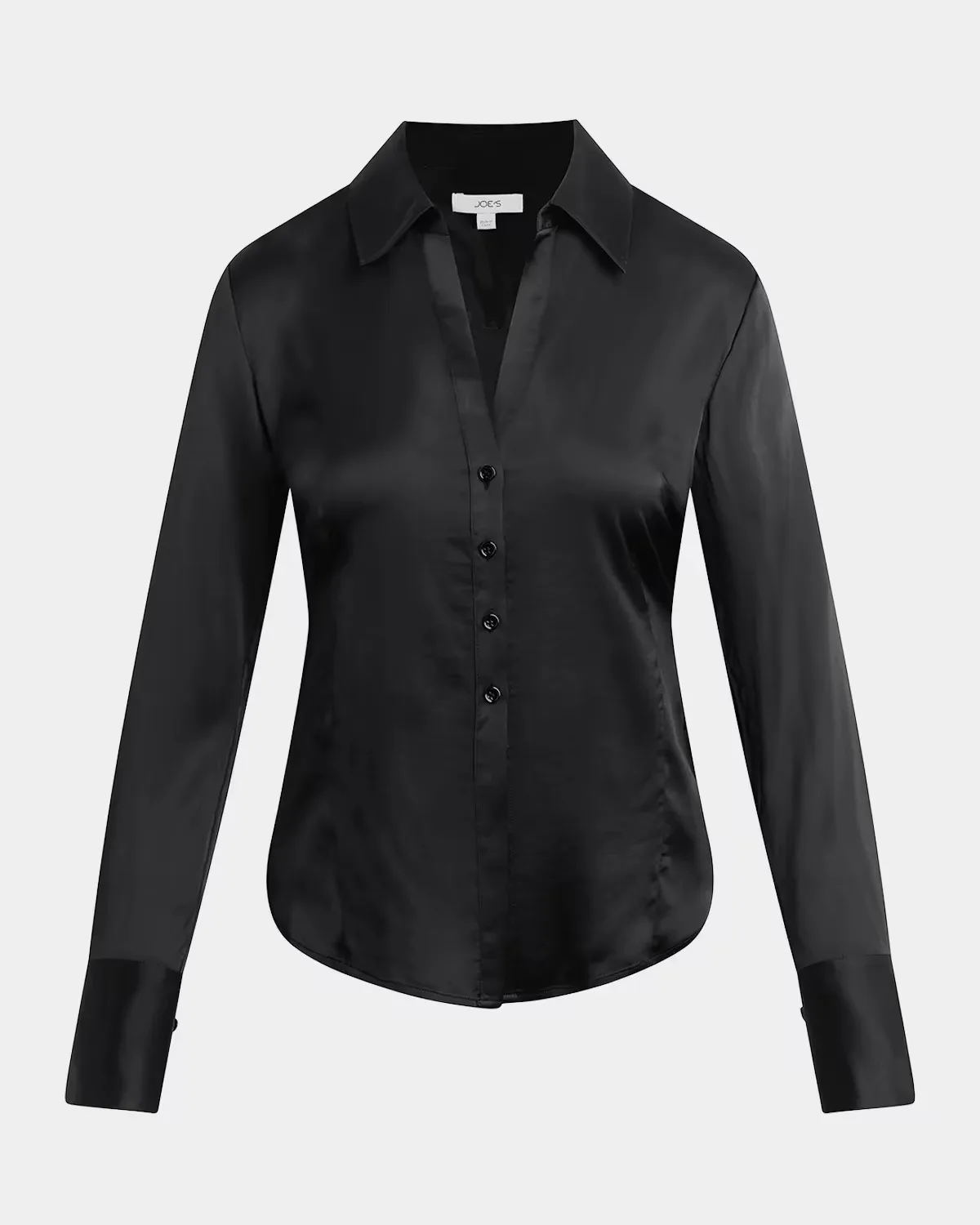 The Cora Satin Slim-Fit Shirt