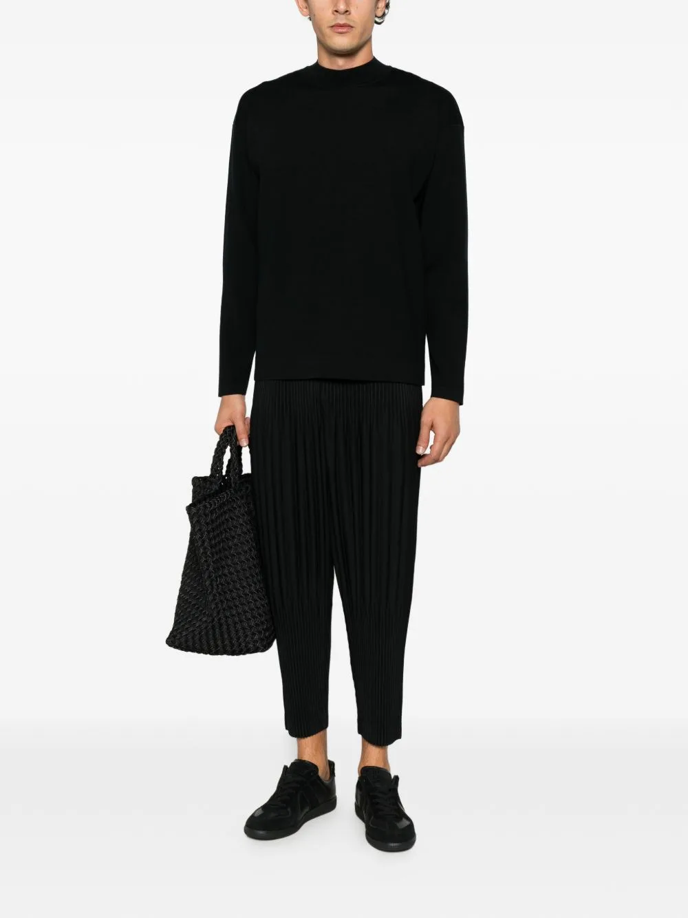Pleated Trousers by Homme Plissé Issey Miyake