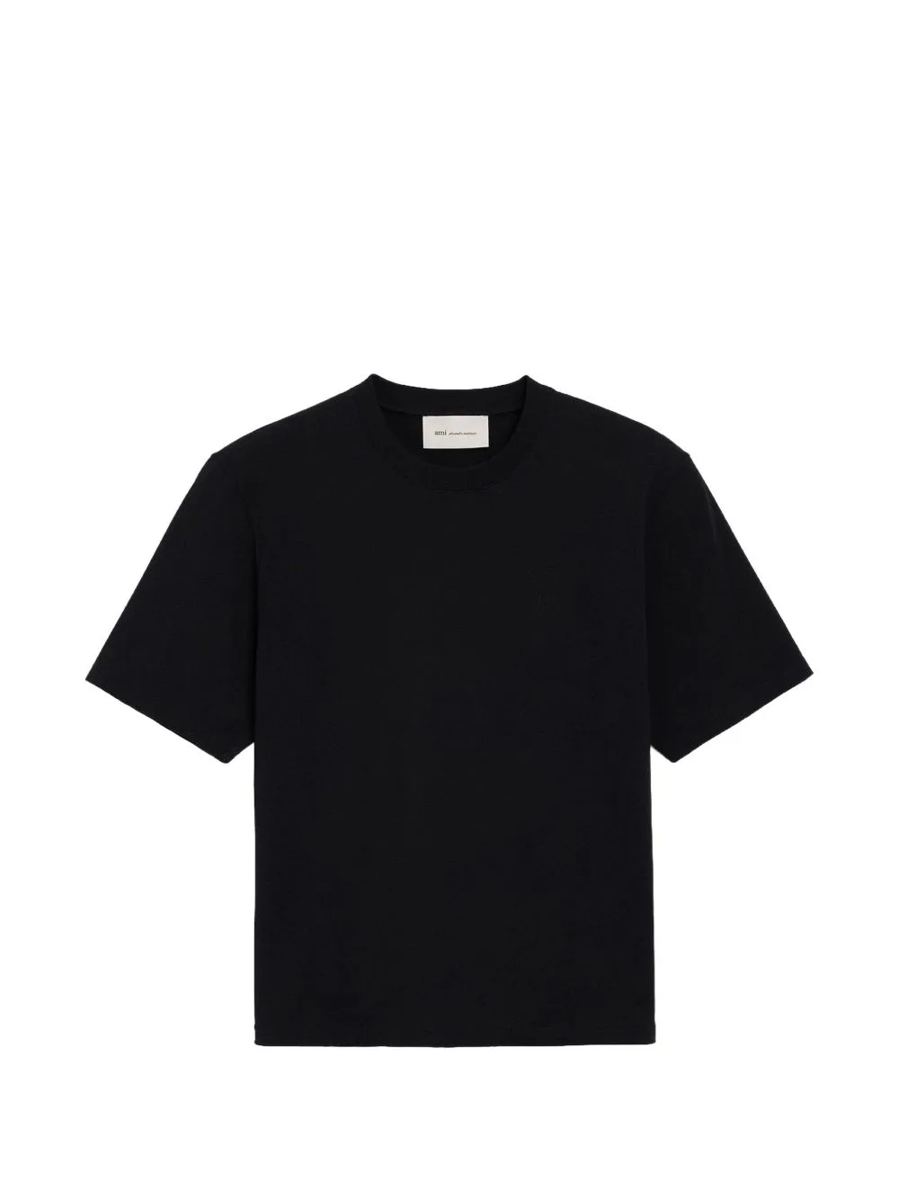 Cotton T-Shirt with Embossed Ami De Coeur