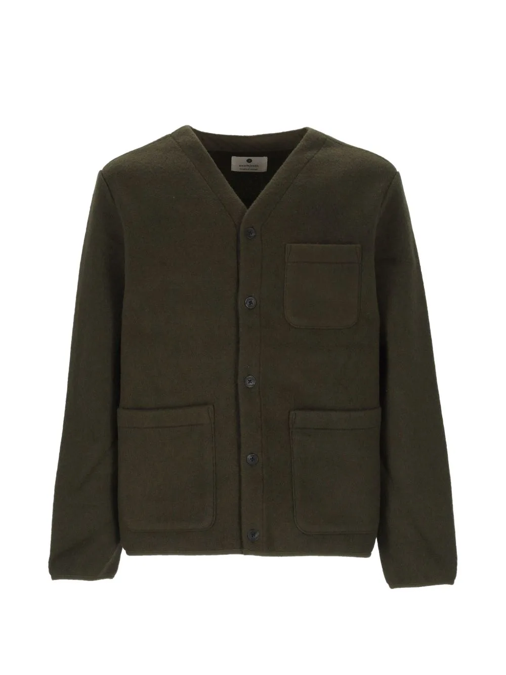 Aksigurd V-Neck Patch-Pocket Overshirt