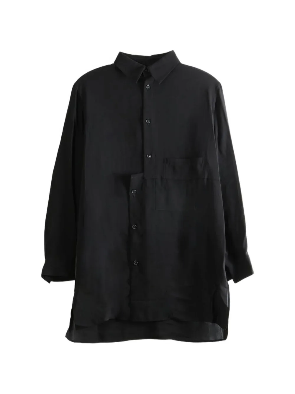 Patchwork Long-Sleeve Shirt