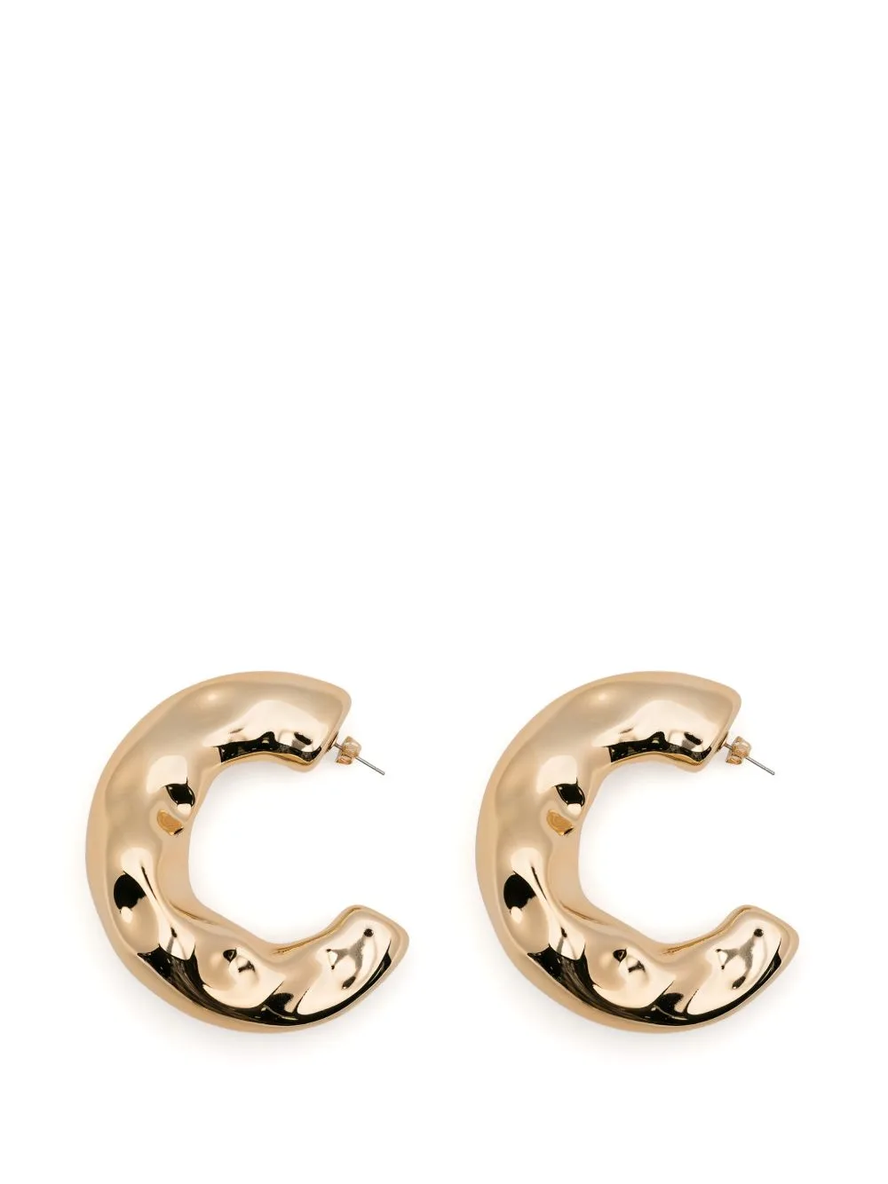 Gold-Tone Hoop Earrings