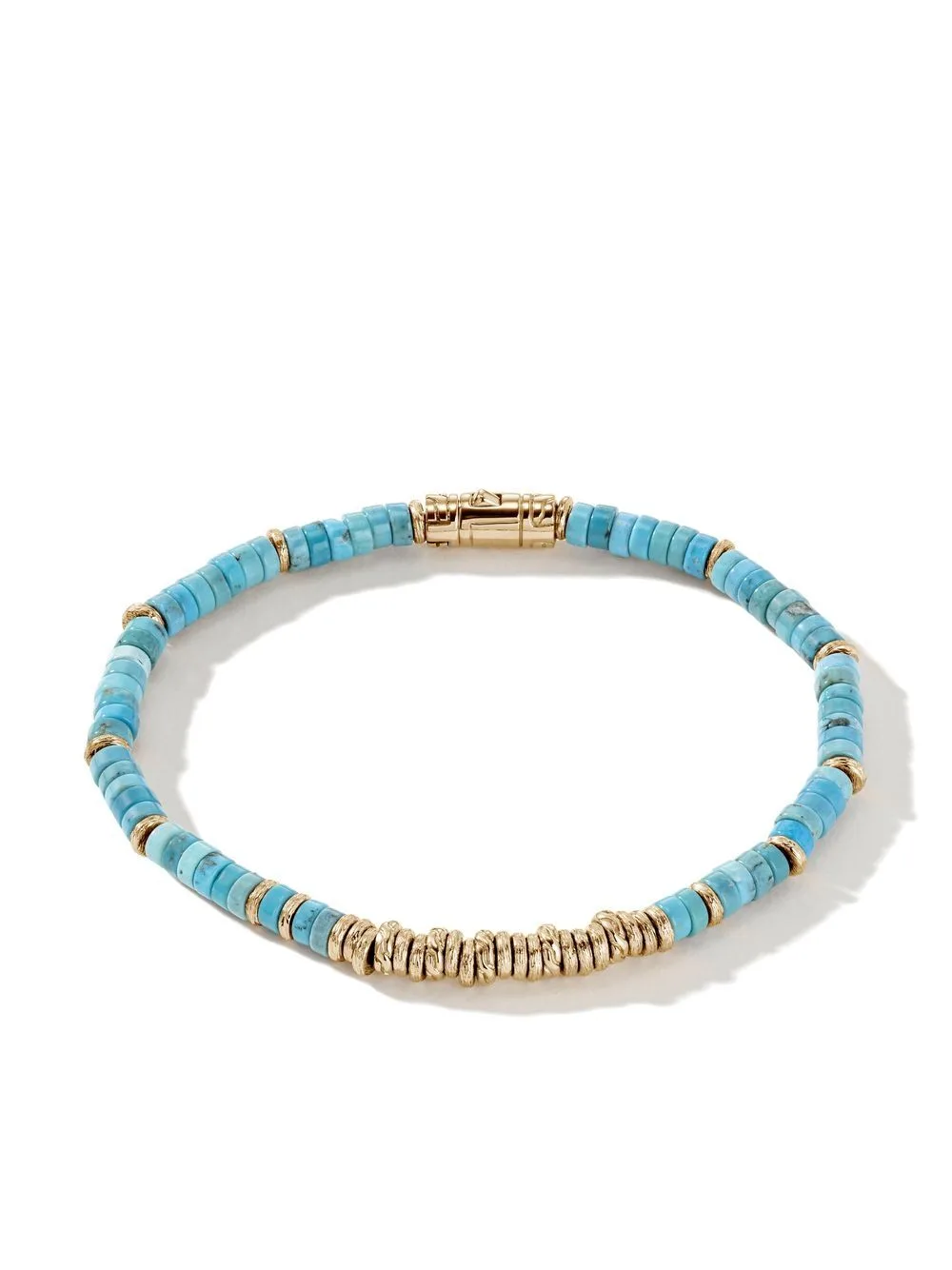 14kt Yellow Gold Turquoise Bracelet