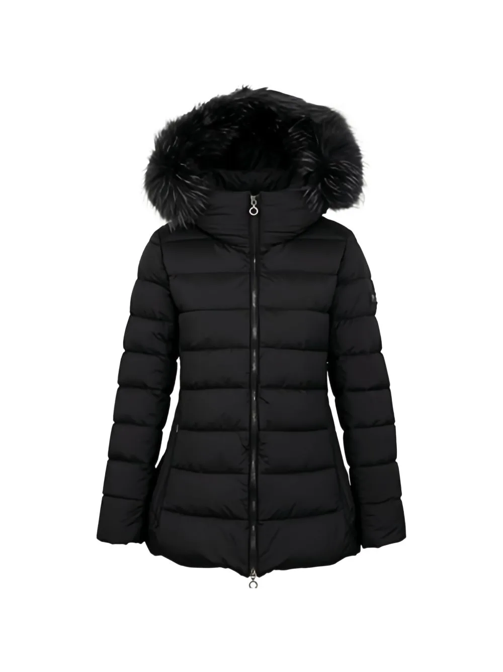 Faux-Fur Trim Padded Coat