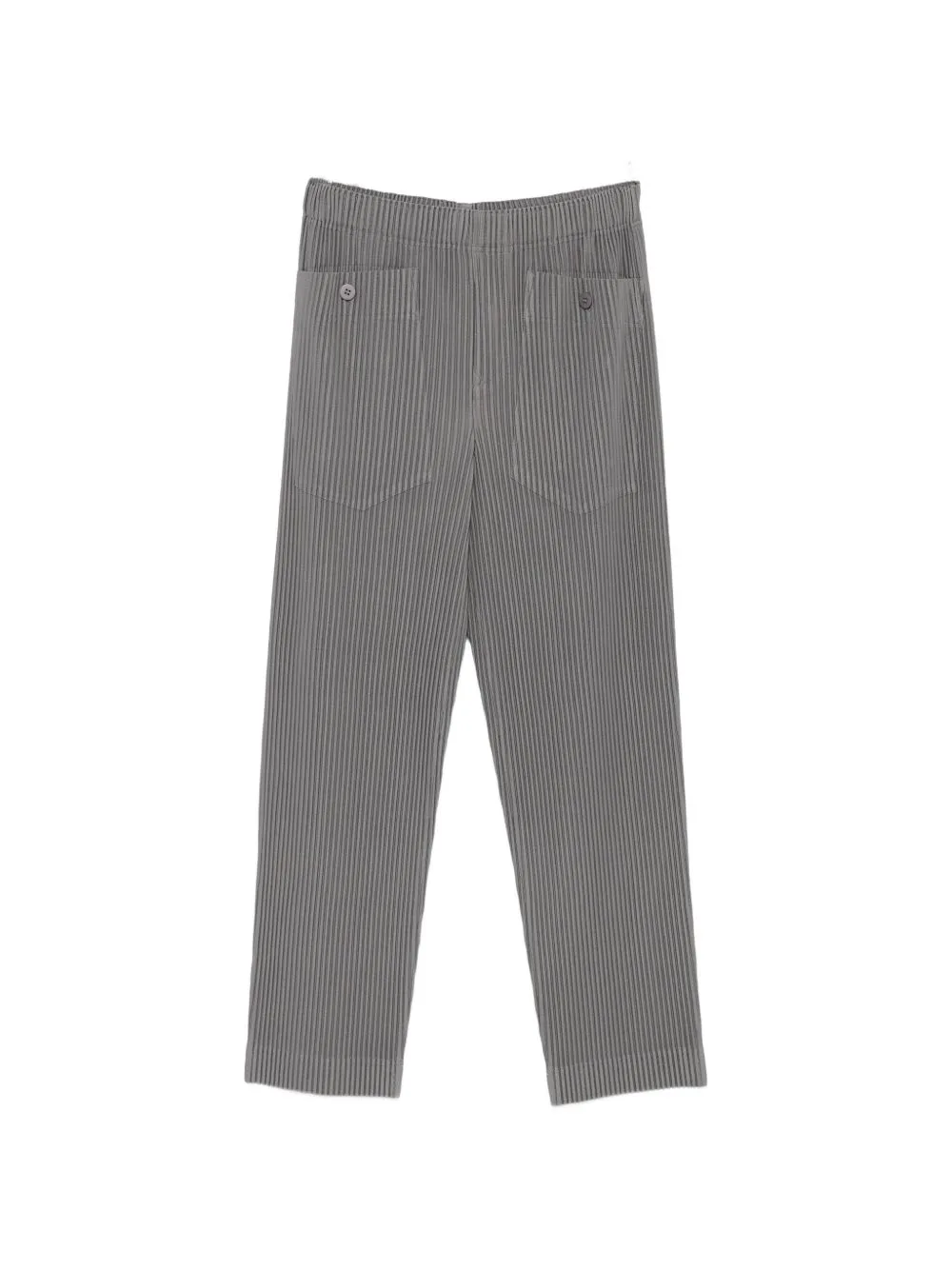 Plissé-Effect Trousers