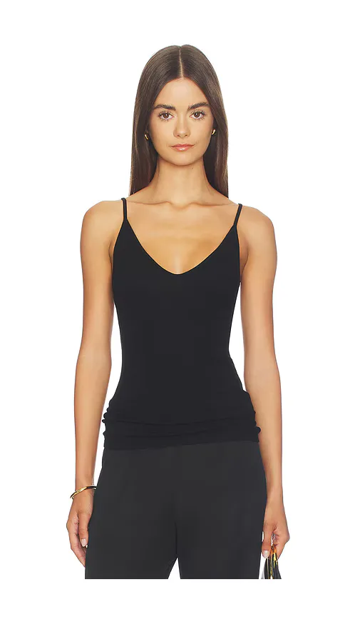 Fluid Silk Rib Cami
