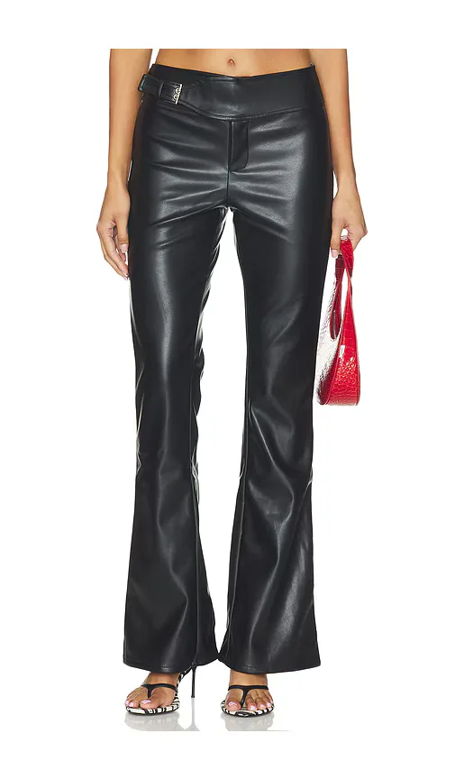 Jessica Faux Leather Bootcut Pant