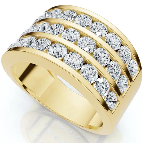 2.70Ct Diamond Anniversary Wedding Ring Gold Lab Grown by Bliss Diamond