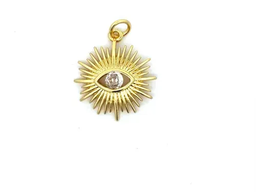 Protective Eye Sunburst Pendant by Gemini Jewelry