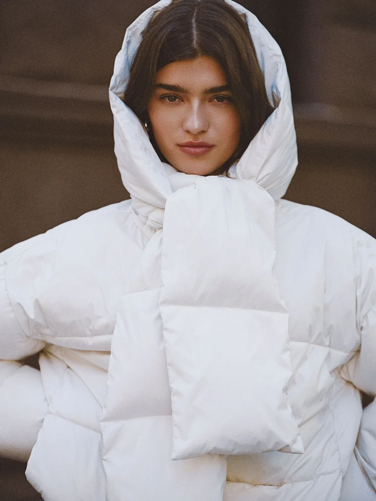 Billy Scarf Puffer by French Connection