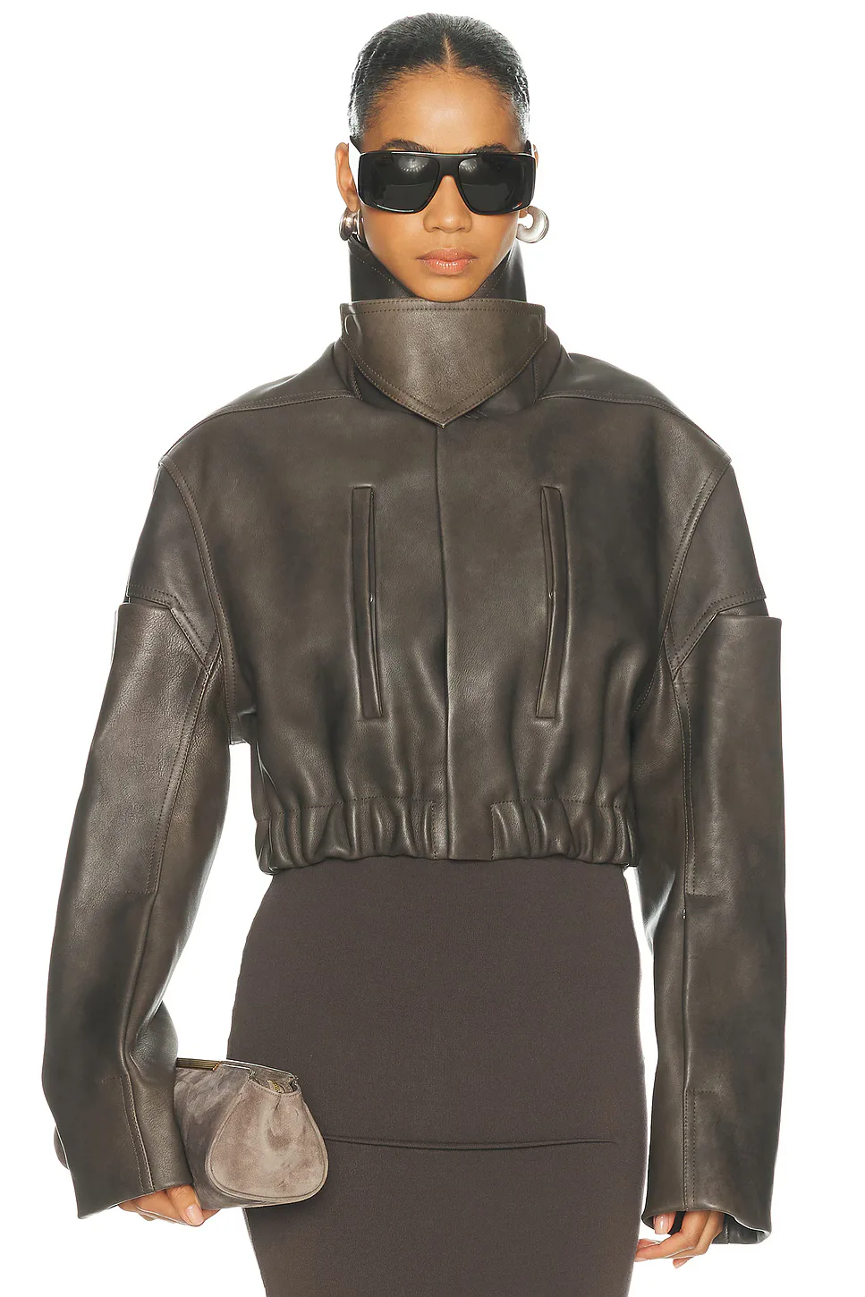 Collared Mac Bomber Jacket