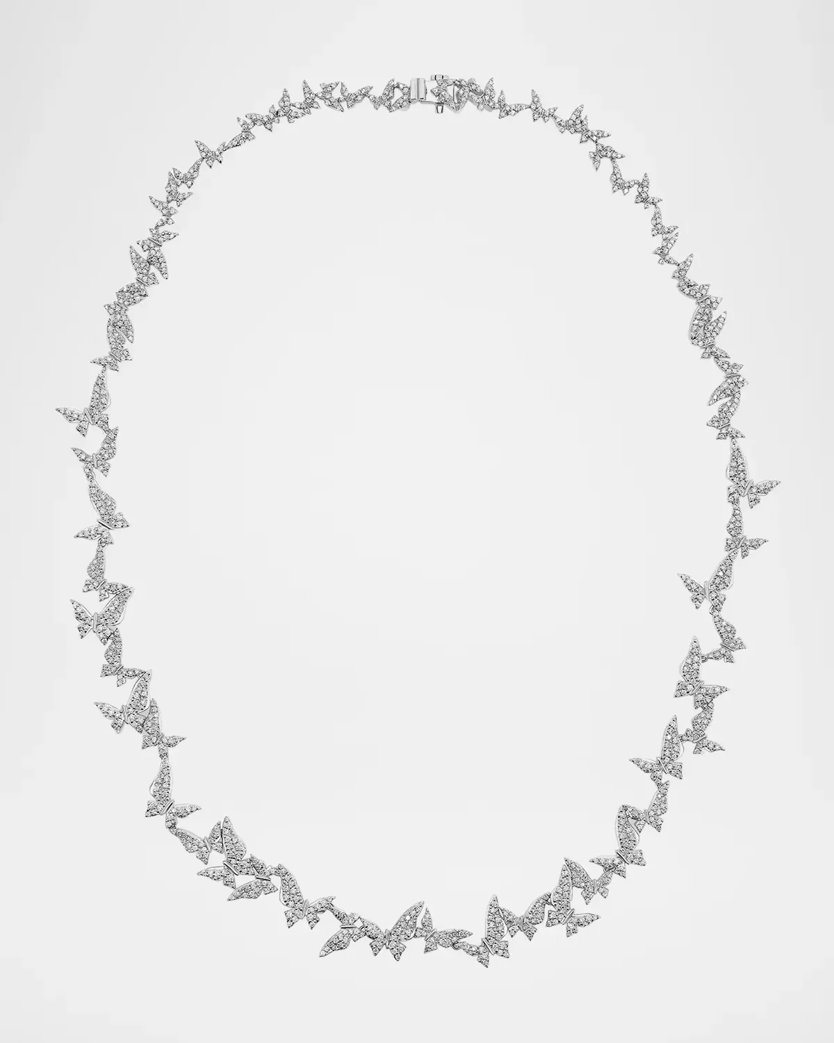 Flawless 14K White Gold & 3.03 TCW Pav Diamond Butterfly Necklace by Lana