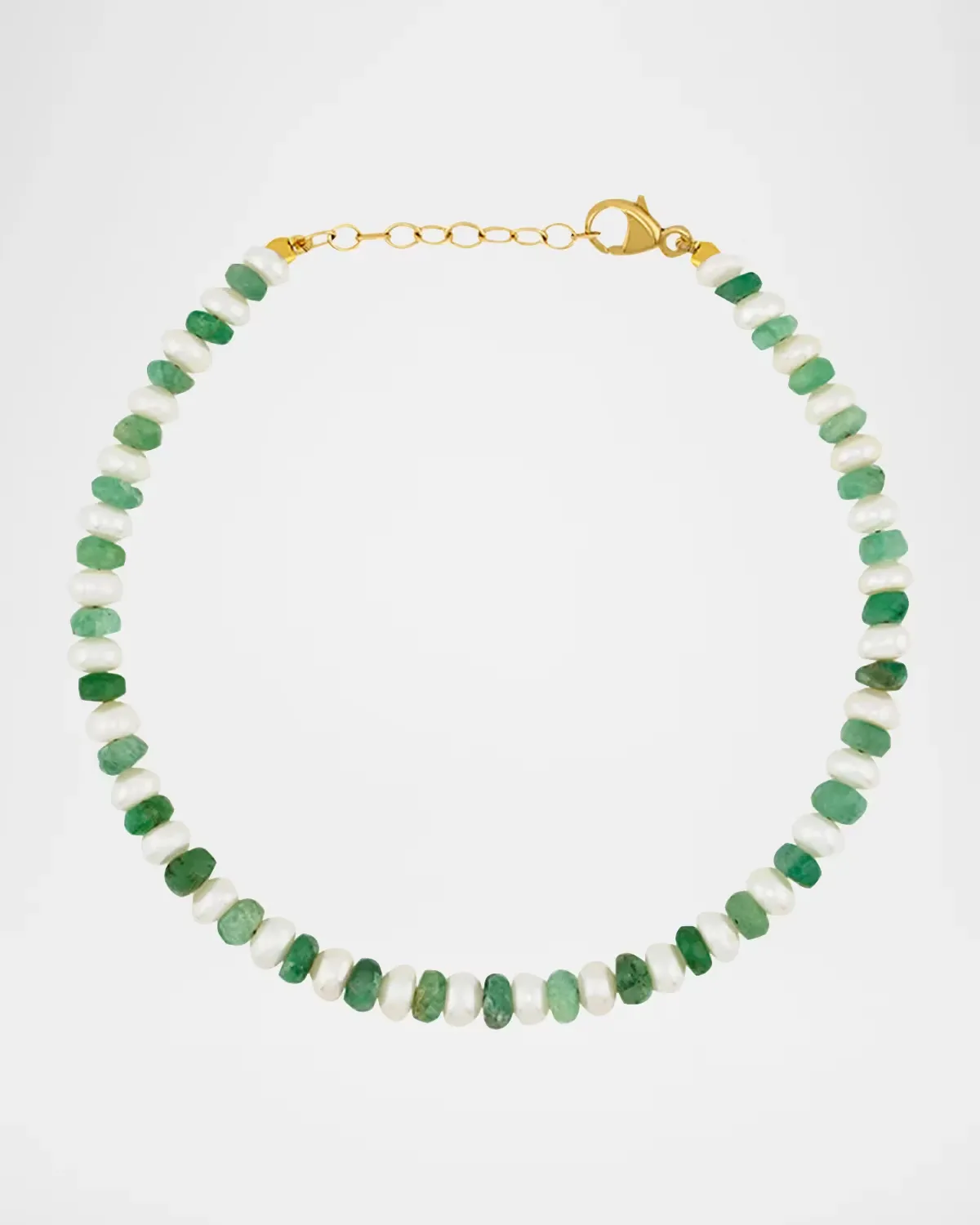 Ocean Connection 14K Emerald and Pearl Bracelet by JIA JIA
