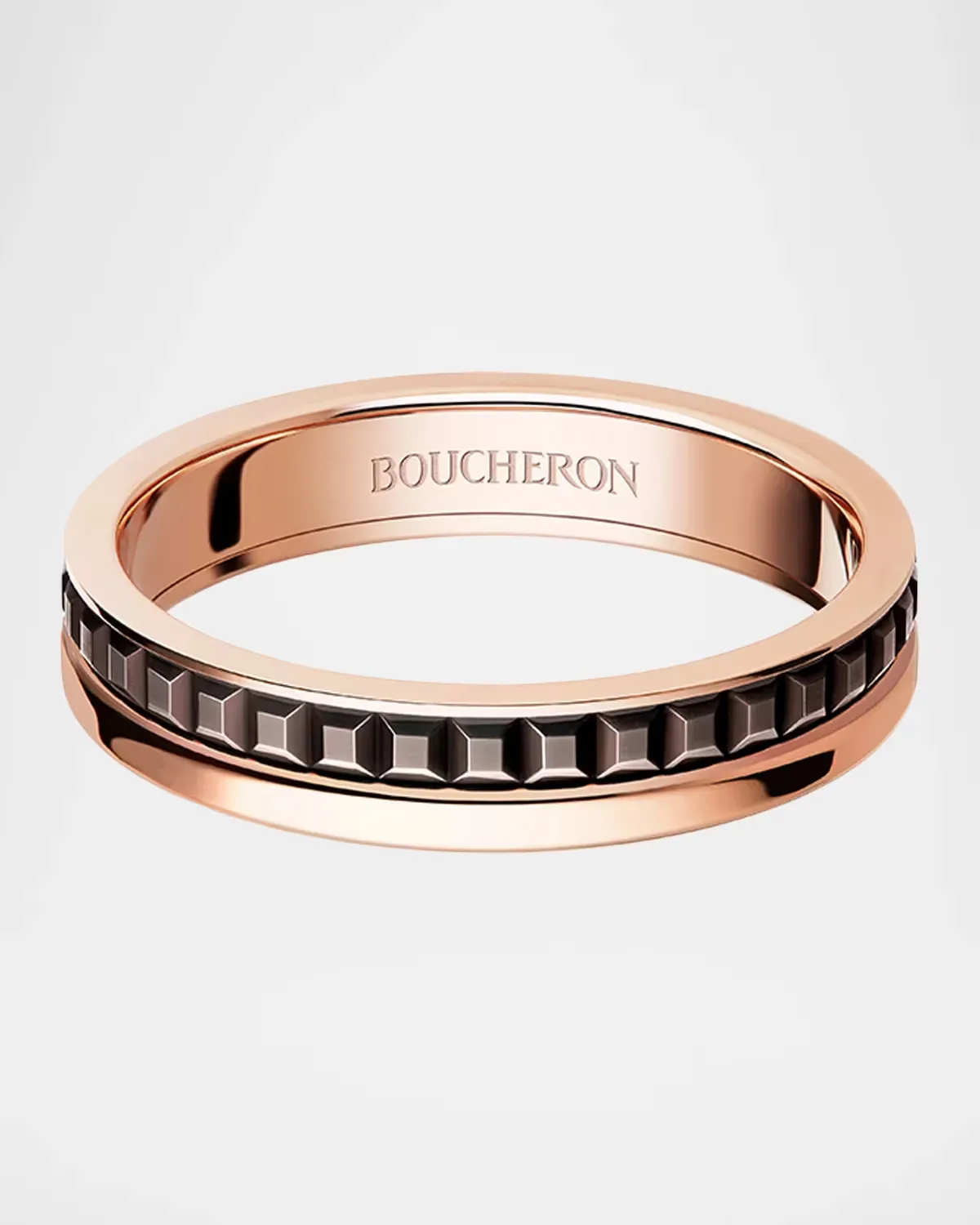 Quatre 18K Two-Tone Gold Wedding Band by Boucheron