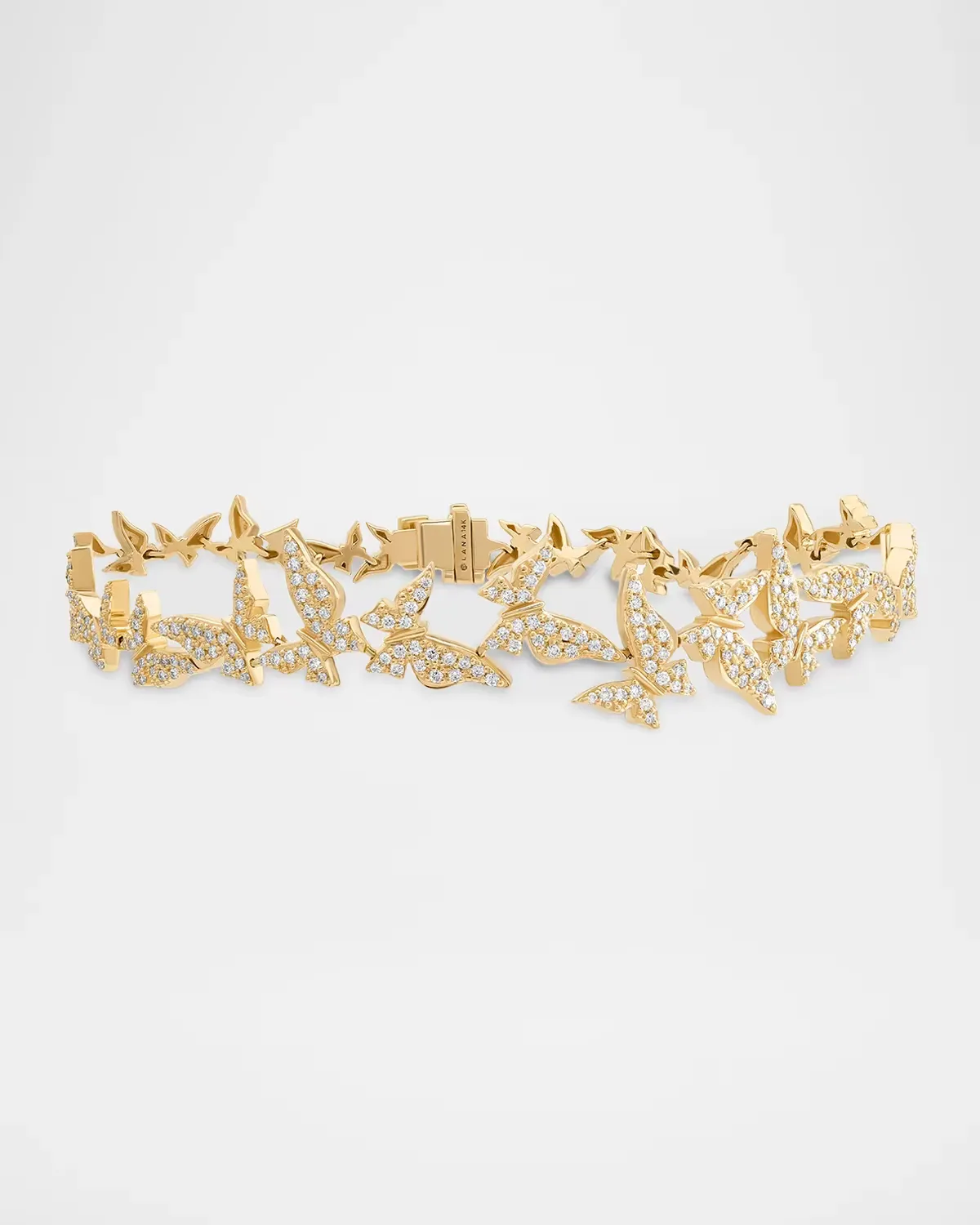 Multi Butterfly 14K Yellow Gold & 1.30 TCW Diamond Bracelet by Lana