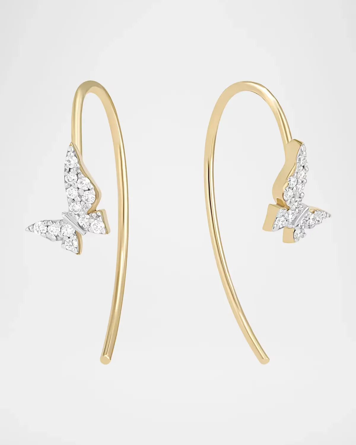 14K Yellow Gold & 0.07 TCW Diamond Earrings by Lana