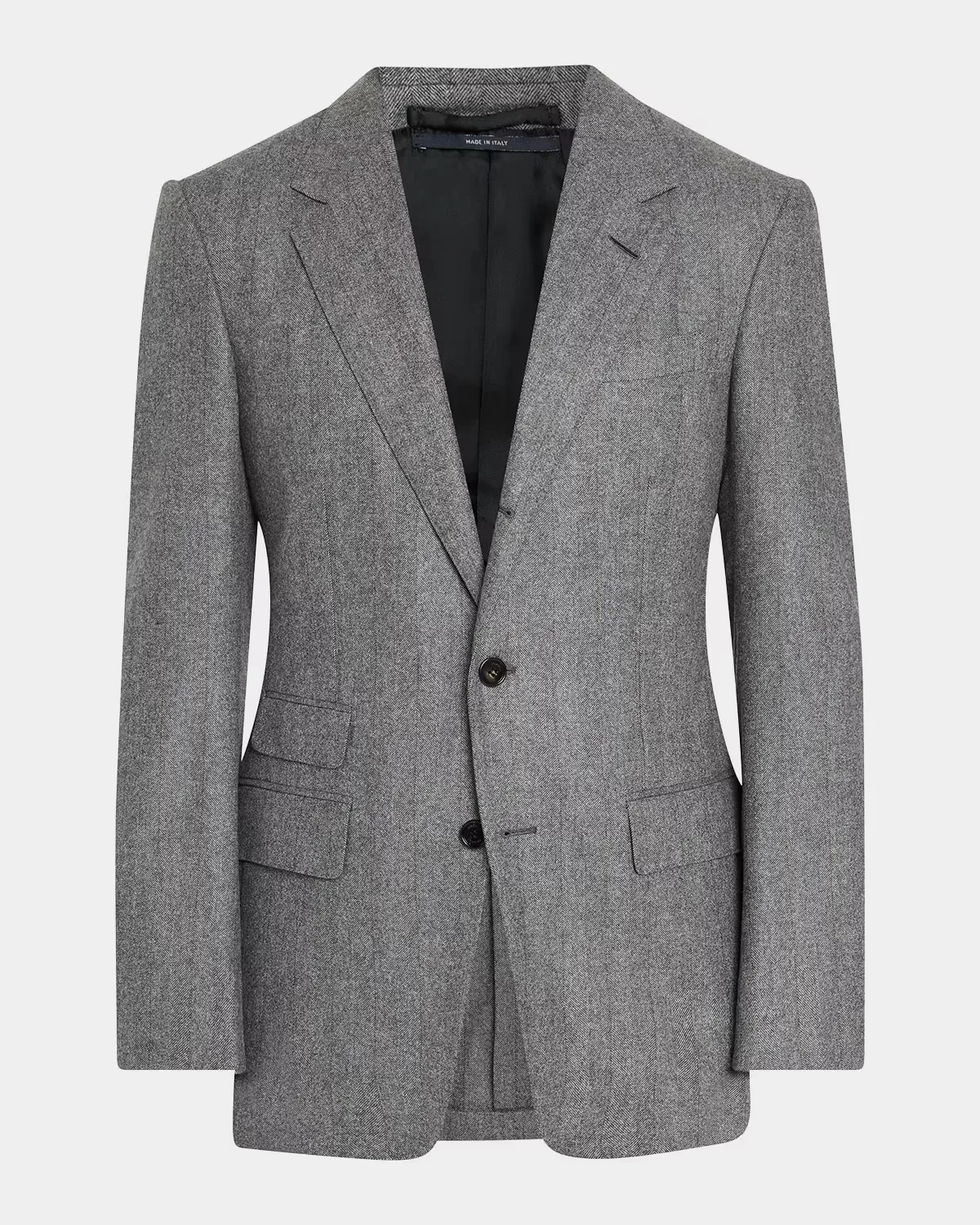 Wool & Cashmere Herringbone Sport Coat