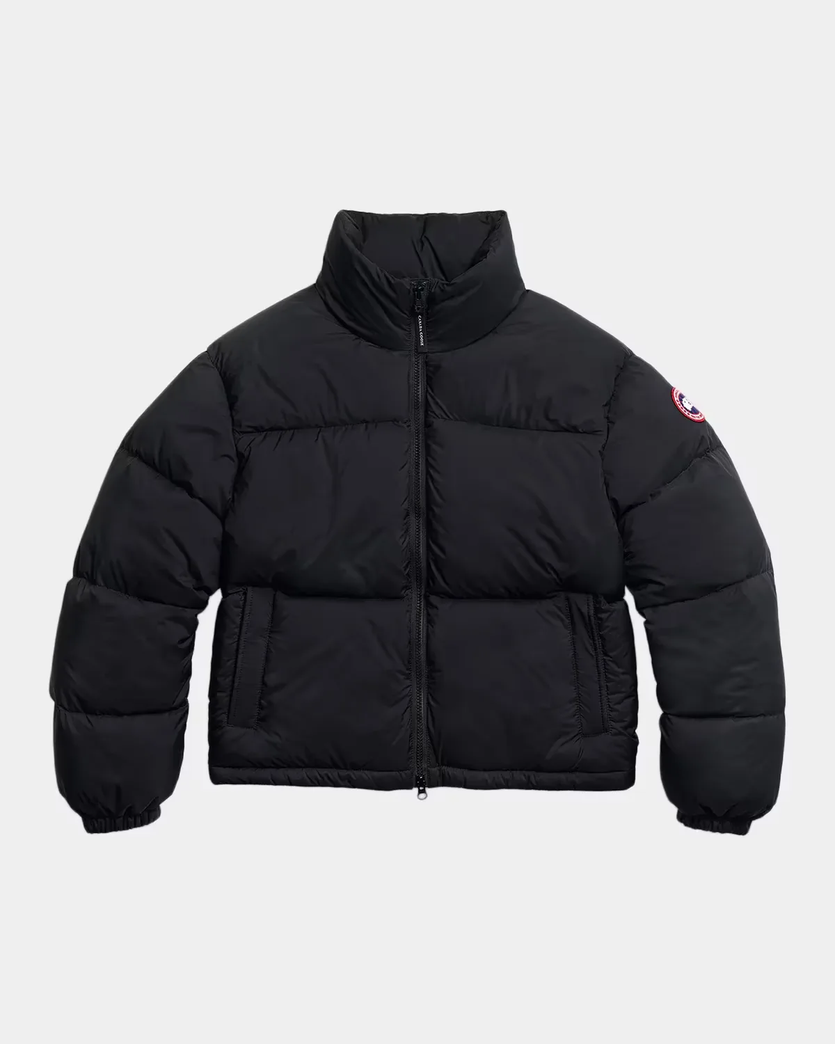 Fallon Puffer Jacket in Plain Weave Poly