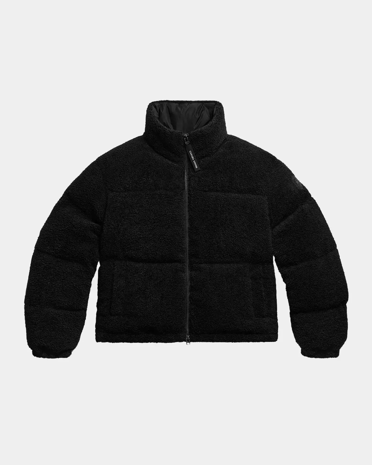 Fallon Puffer Jacket in High-Pile Fleece
