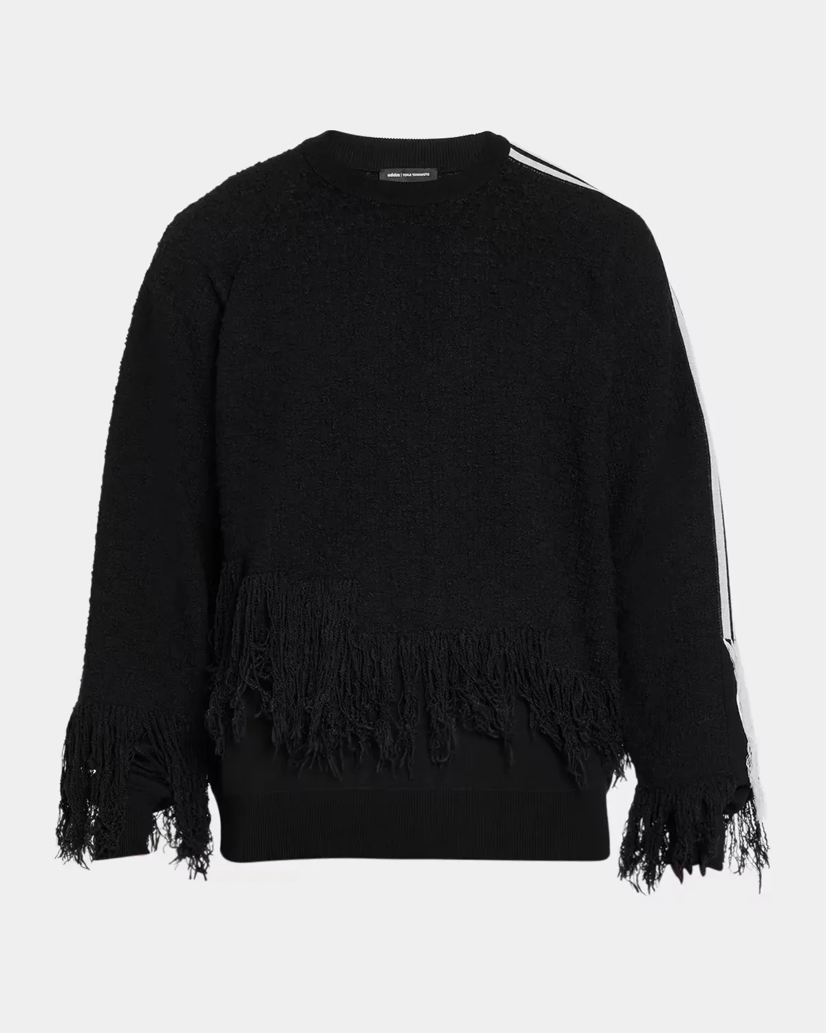 Adidas x Y-3 3-Stripes Fringy Wool Sweater
