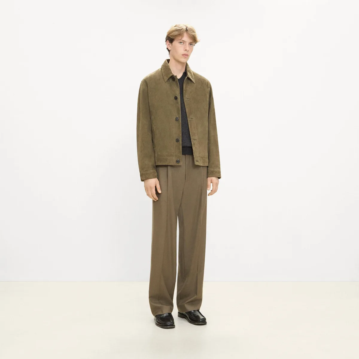 Amos Jacket in Suede