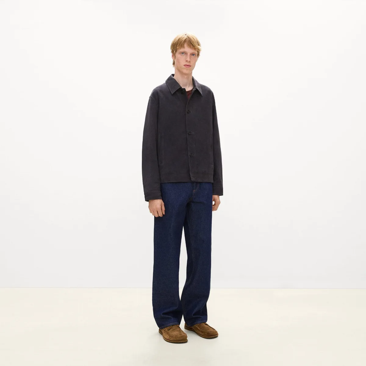 Amos Jacket in Suede