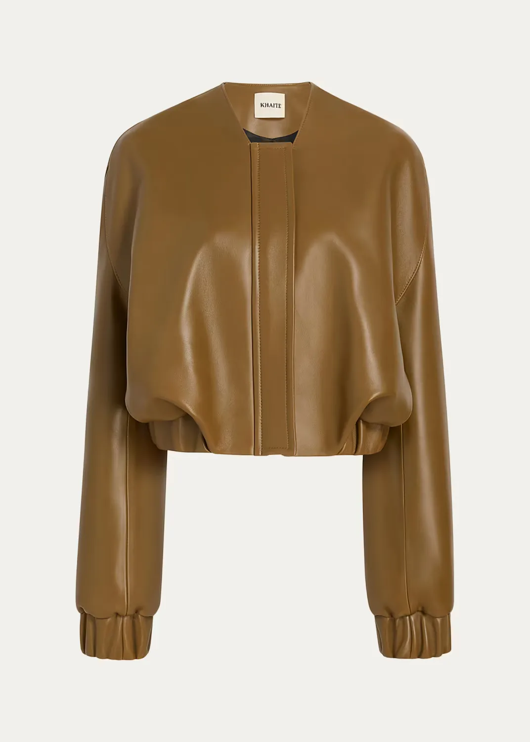 Cordan Leather Bubble Jacket