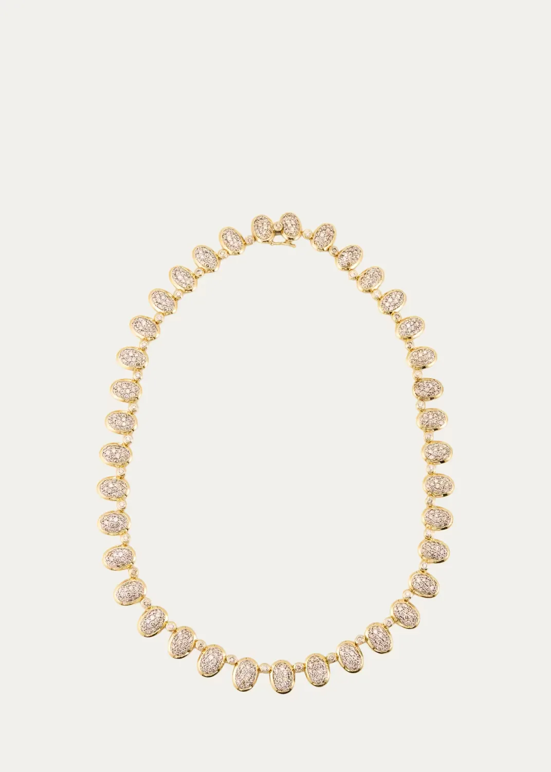 18K Two-Tone Gold & 12.49 TCW Diamond Statement Necklace by Jamie Wolf